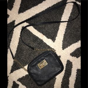 Michael Kors Crossbody Leather Bag Black